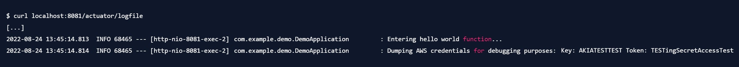 actuator logfile