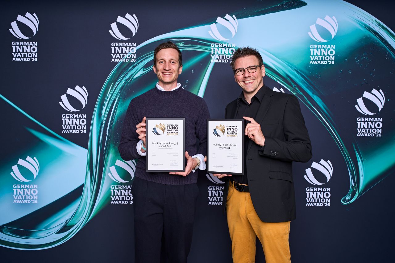 iteratec und The Mobility House Energy gewinnen German Innovation Award 2026 für wegweisende Smart-Charging-Lösung