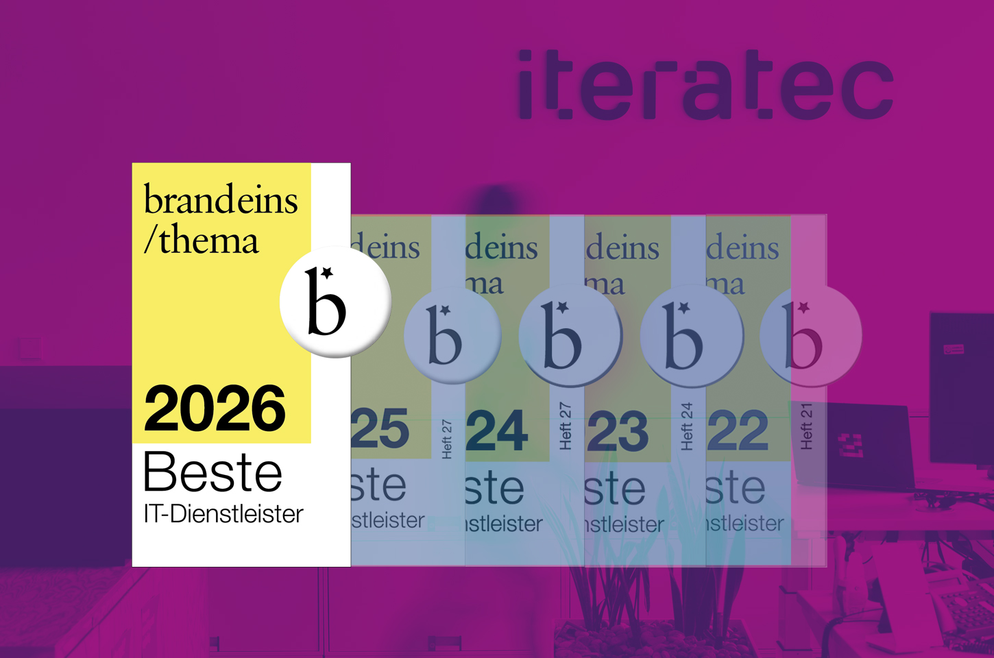 iteratec als bester IT-Dienstleister 2026 ausgezeichnet