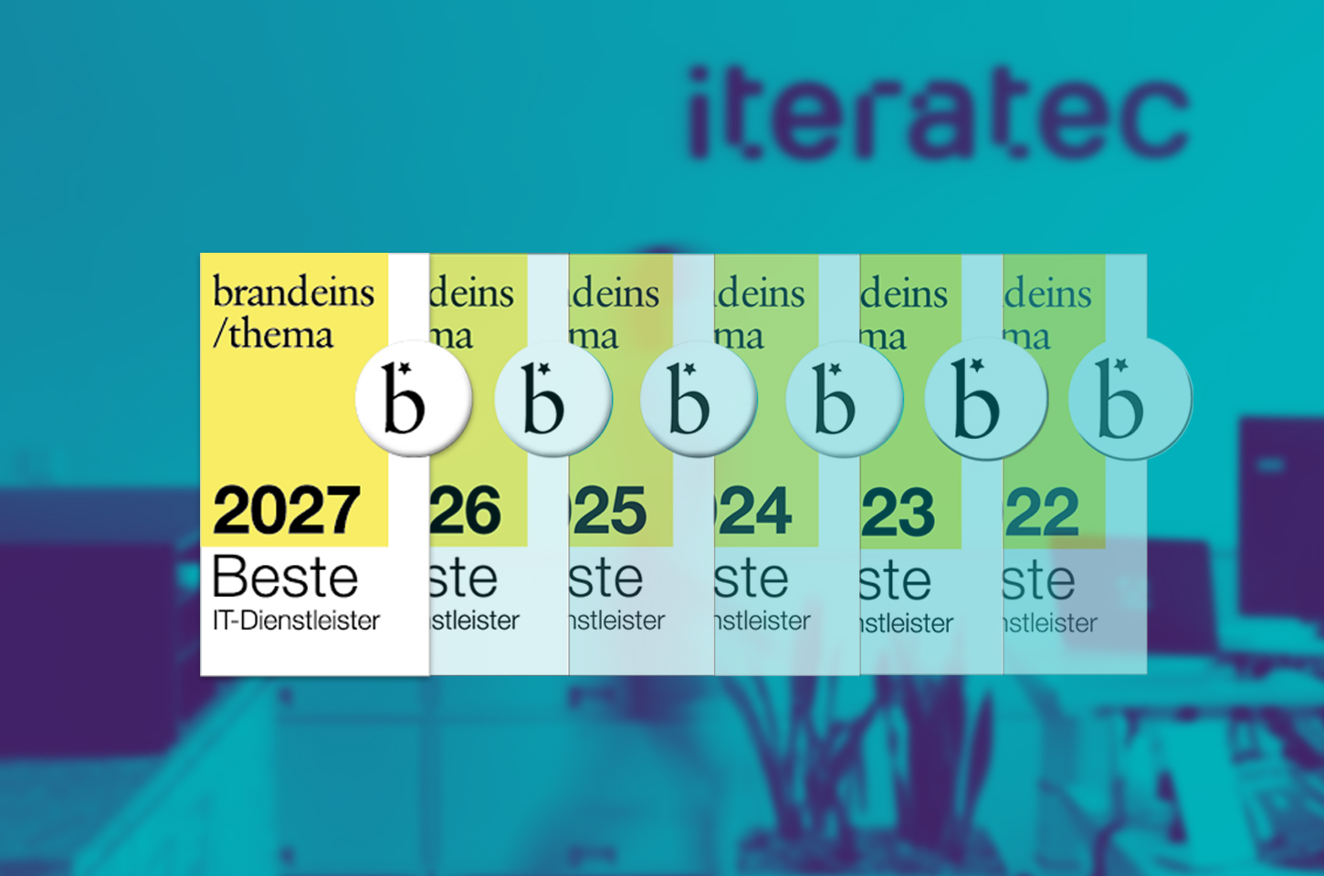 iteratec zum sechsten Mal als bester IT-Dienstleister ausgezeichnet
