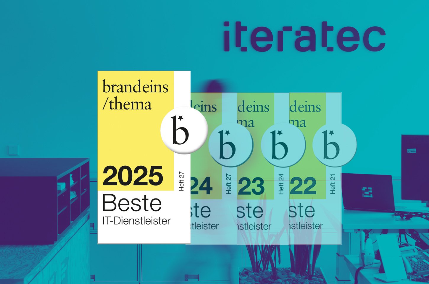 iteratec zum vierten Mal in Folge als „Bester IT-Dienstleister“ ausgezeichnet